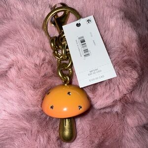 Coach Mushroom Charm